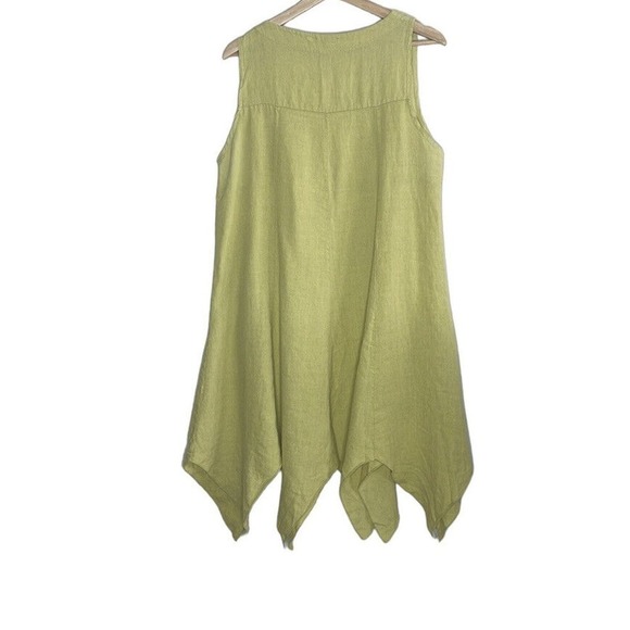 ETIENNE‎ MARCEL LINEN HANDKERCHIEF MIDI DRESS SIZE 46 - Picture 2 of 7